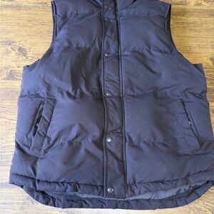 St. John's Bay Men's Dark brown Puffer Vest